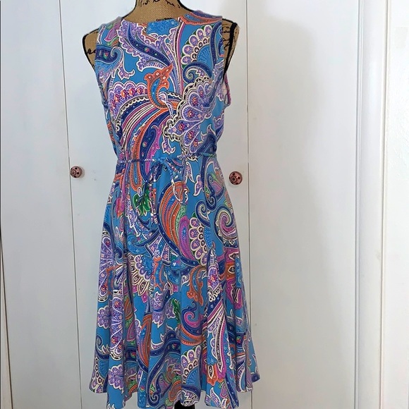 Lauren Ralph Lauren Dresses & Skirts - Lauren Ralph Lauren Paisley Knit Dress